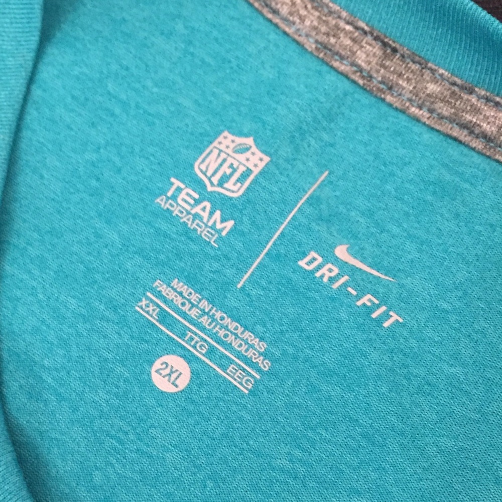 NWOT NIKE Miami Dolphins Dri-Fit T-shirt - Picture 5 of 6
